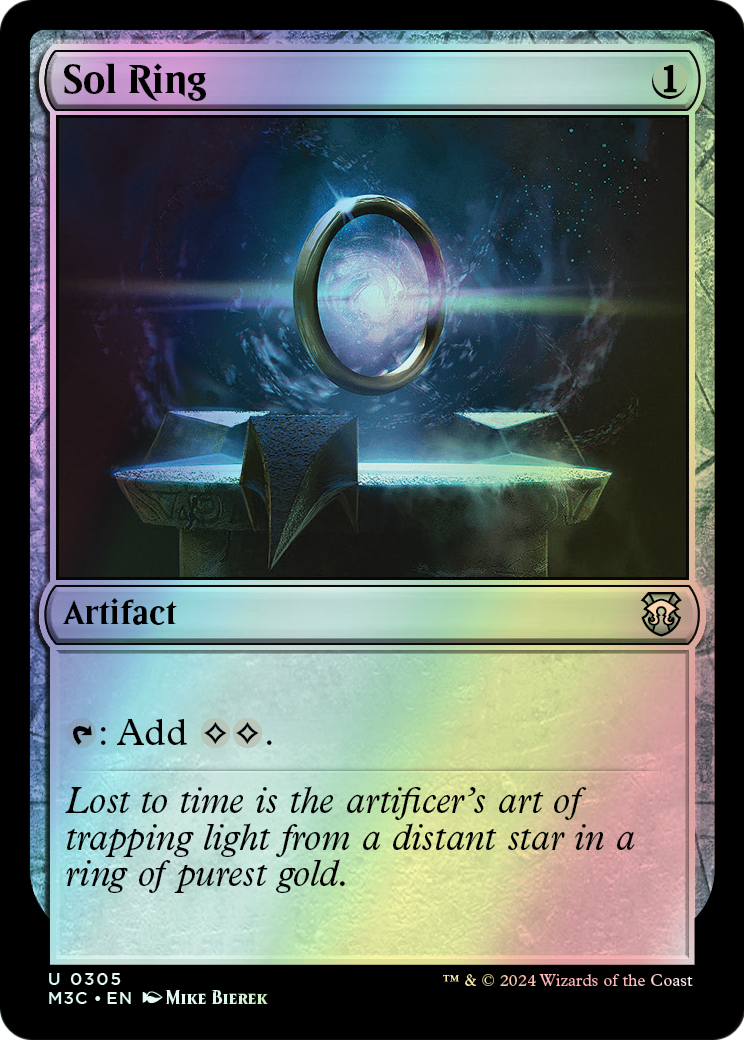 Sol Ring - Ripple Foil (M3C) #305 [EN/F] s/o