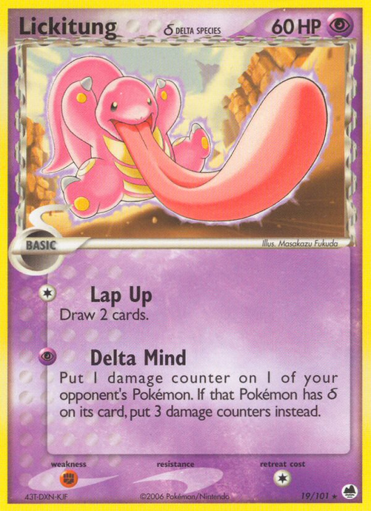 Lickitung (Delta Species) (DF) #19 [EN/N]