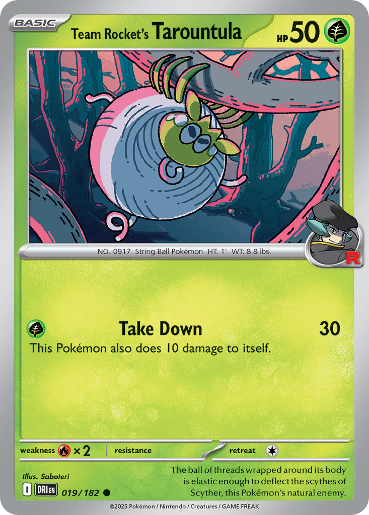Team Rocket's Tarountula (DRI) #19 [EN/N]