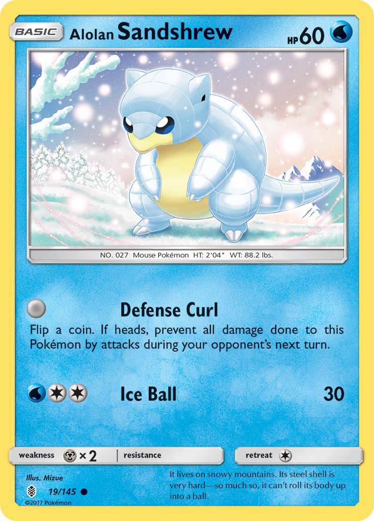 Alolan Sandshrew (GRI) #19 [EN/N] s/o