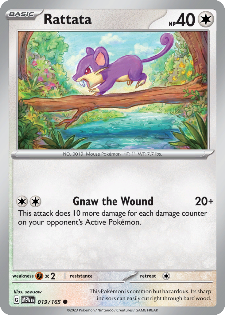 Rattata (MEW) #19 [EN/N]