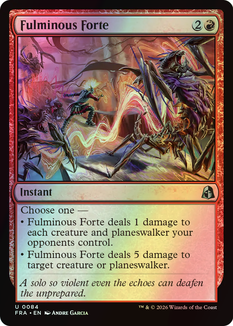 Fulminous Forte (FRA) #84 [EN/F]