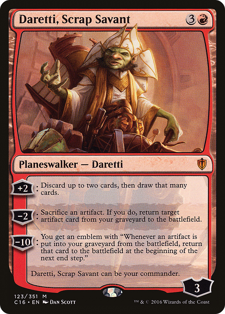 Daretti, Scrap Savant (C16) #123 [EN/N]