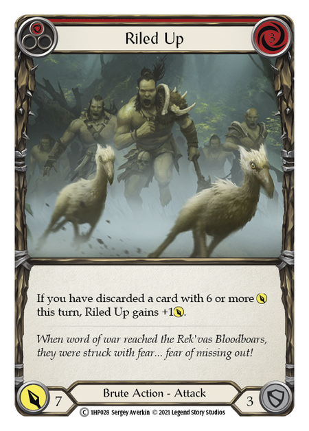 Riled Up - Red (1HP) #1HP028 [EN/N]