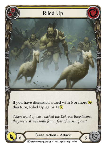 Riled Up - Yellow (1HP) #1HP029 [EN/N]