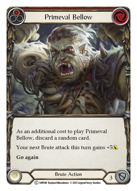Primeval Bellow - Red (1HP) #1HP040 [EN/N]