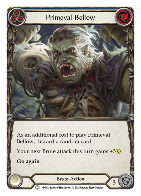 Primeval Bellow - Blue (1HP) #1HP042 [EN/N] s/o