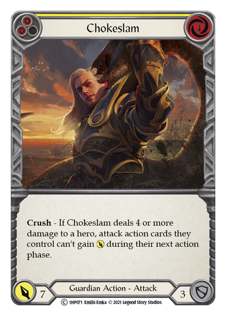 Chokeslam - Yellow (1HP) #1HP071 [EN/N]