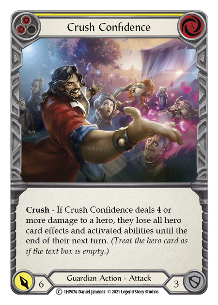 Crush Confidence - Yellow (1HP) #1HP074 [EN/N]
