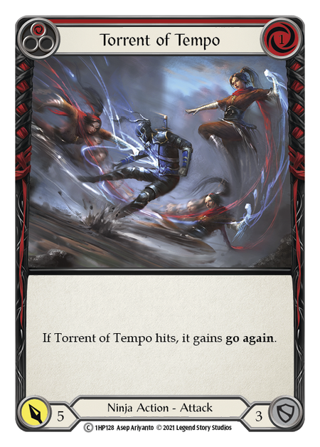 Torrent of Tempo - Red (1HP) #1HP128 [EN/N]