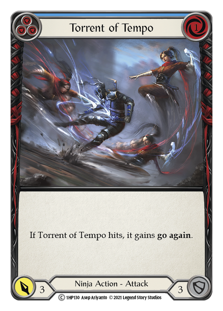 Torrent of Tempo - Blue (1HP) #1HP130 [EN/N]