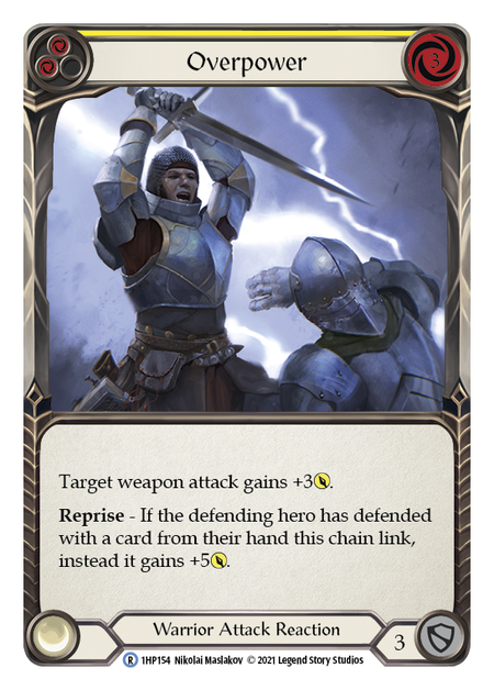 Overpower - Yellow (1HP) #1HP154 [EN/N]