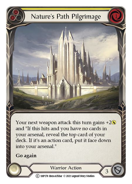 Nature's Path Pilgrimage - Yellow (1HP) #1HP178 [EN/N]