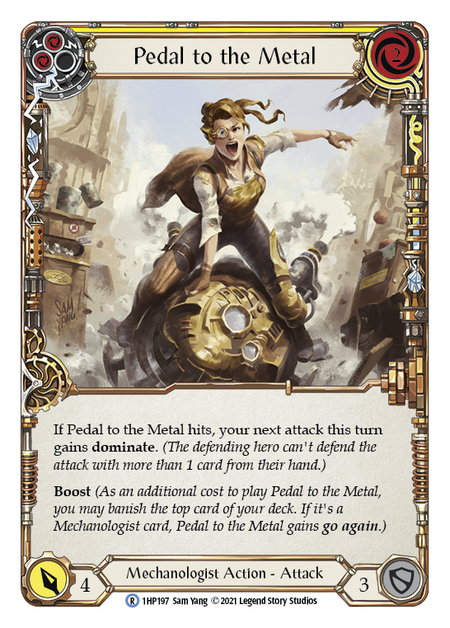 Pedal to the Metal - Yellow (1HP) #1HP197 [EN/N]
