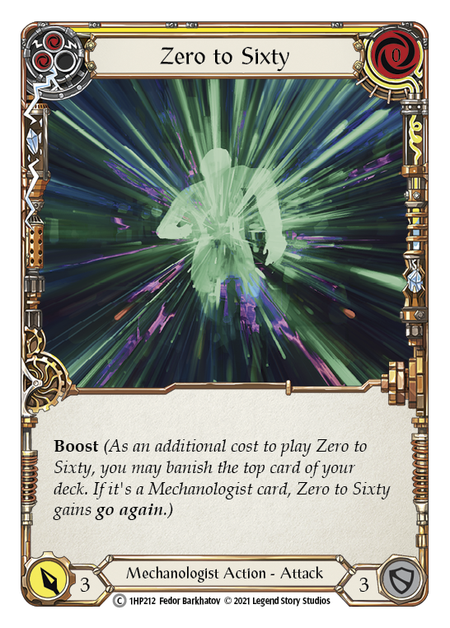 Zero to Sixty - Yellow (1HP) #1HP212 [EN/N]