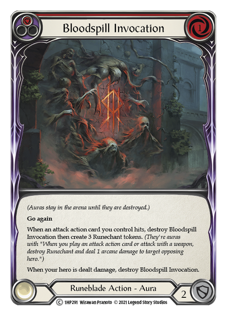 Bloodspill Invocation - Red (1HP) #1HP291 [EN/N] s/o