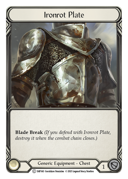 Ironrot Plate (1HP) #1HP343 [EN/N]
