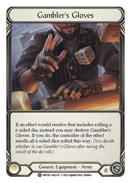 Gambler's Gloves (1HP) #1HP358 [EN/N]