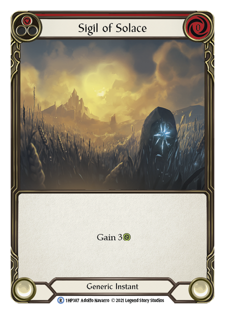 Sigil of Solace - Red (1HP) #1HP387 [EN/N]