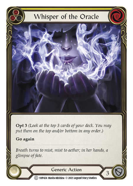 Whisper of the Oracle - Yellow (1HP) #1HP424 [EN/N]