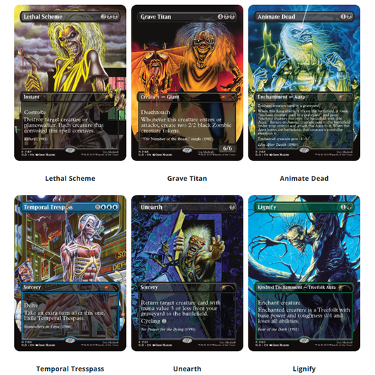 [PRE-ORDER] Secret Lair: Secret Scare Superdrop - Iron Maiden: Album Art