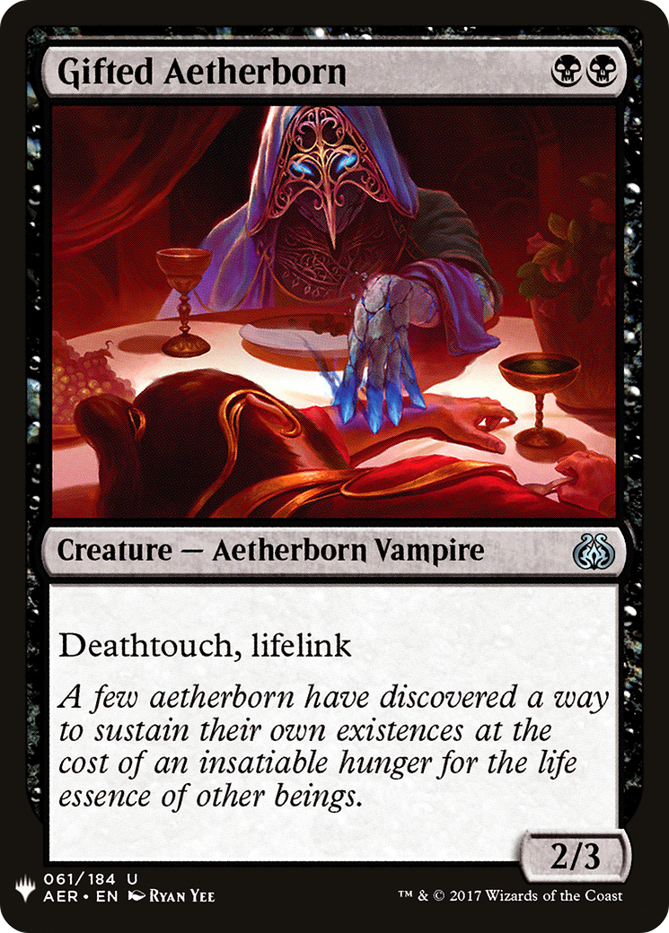 Gifted Aetherborn (PLST) #AER-61 [EN/N] s/o
