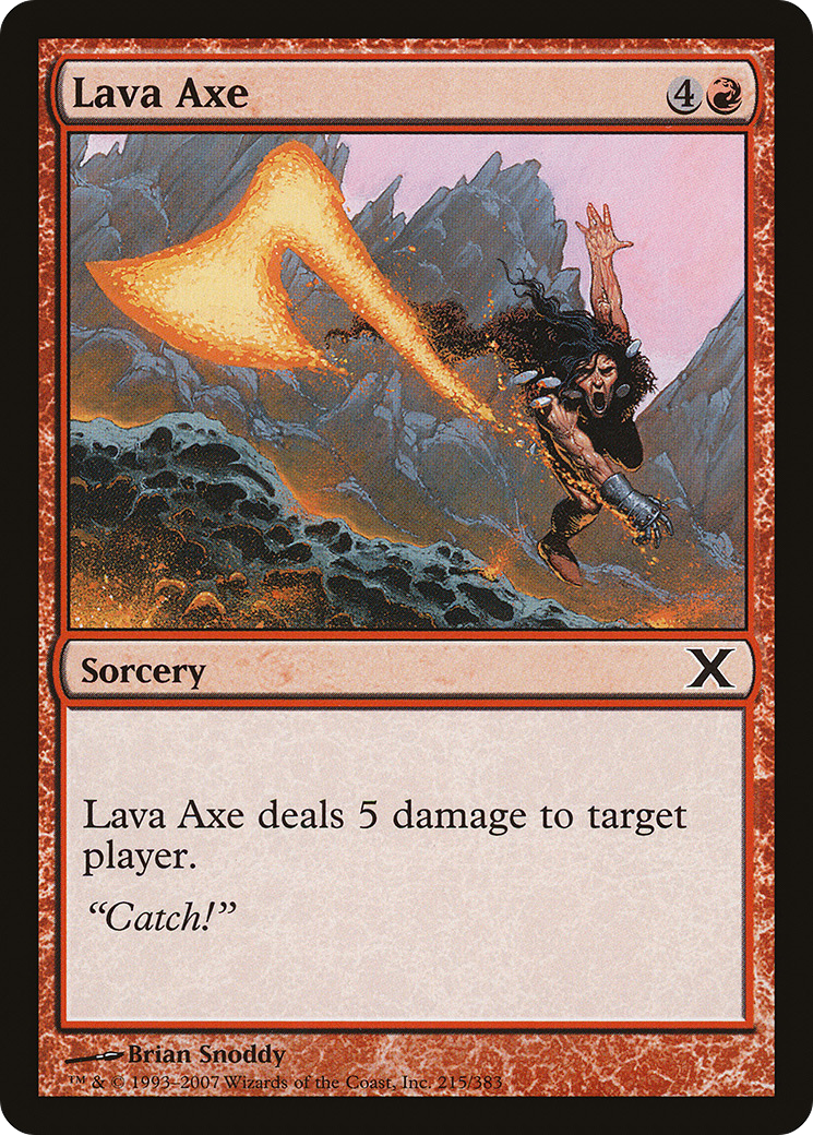 Lava Axe (10E) #215 [EN/N]