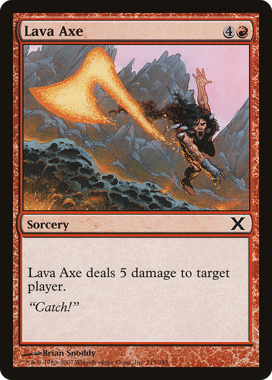 Lava Axe (10E) #215 [EN/N]
