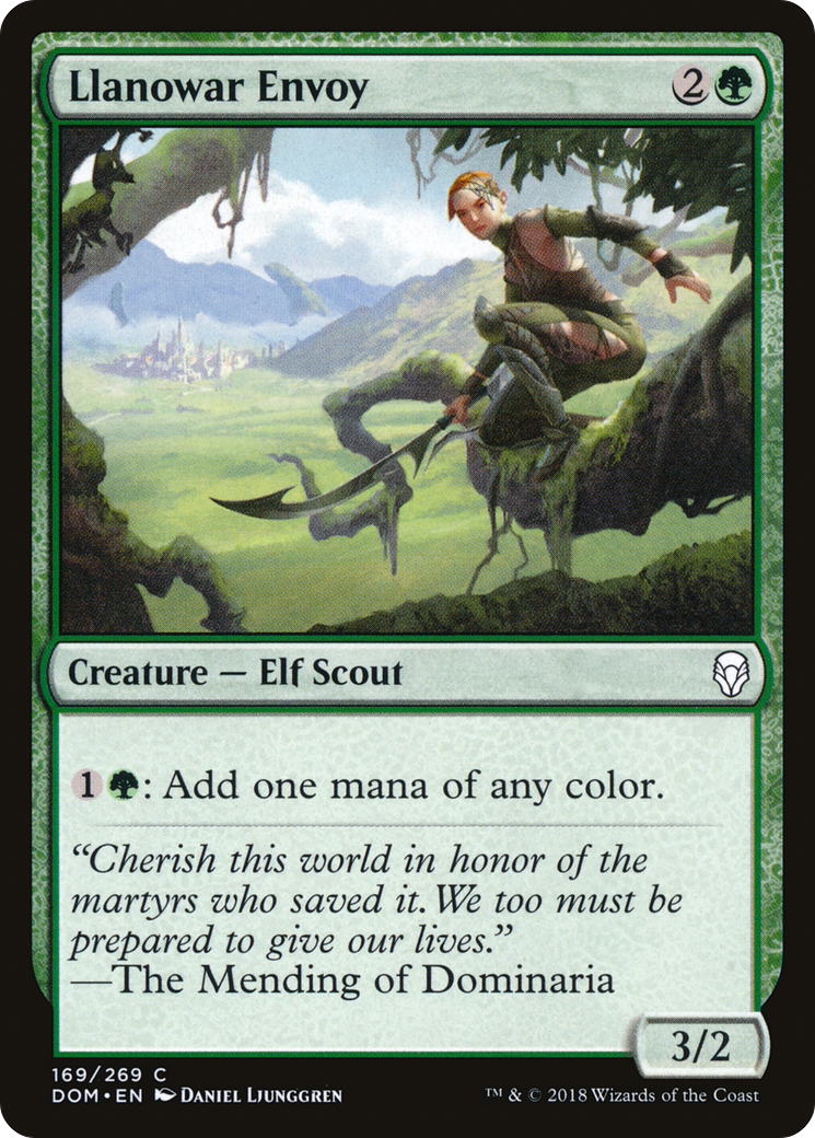 Llanowar Envoy (DOM) #169 [EN/N] s/o