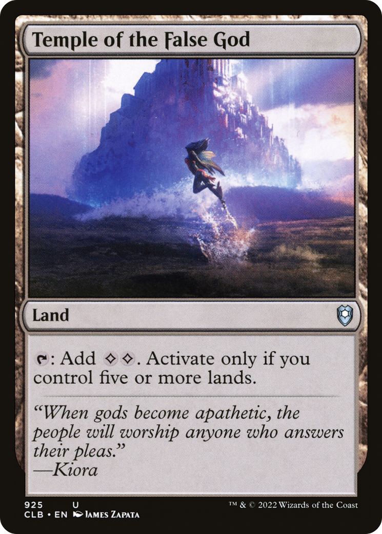 Temple of the False God (CLB) #925 [EN/N] s/o