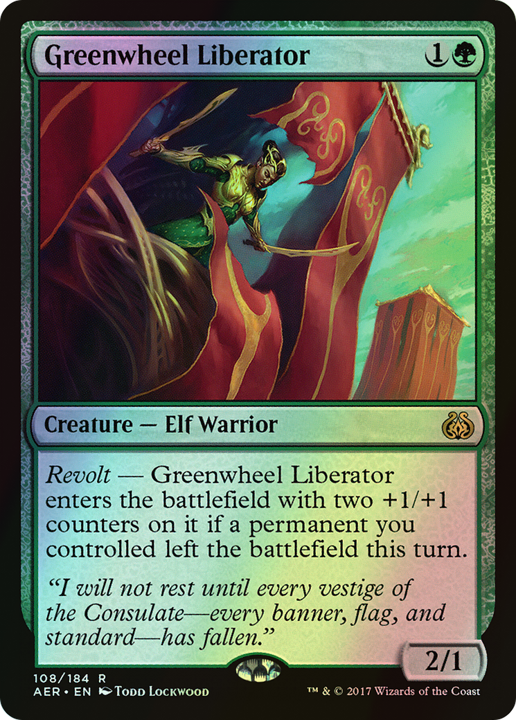 Greenwheel Liberator (AER) #108 [EN/F]