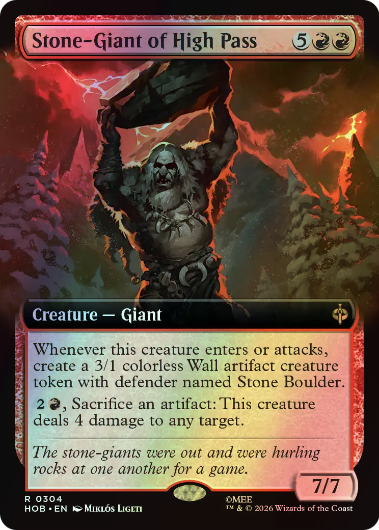 Stone-Giant of High Pass (HOB) #304 [EN/F]