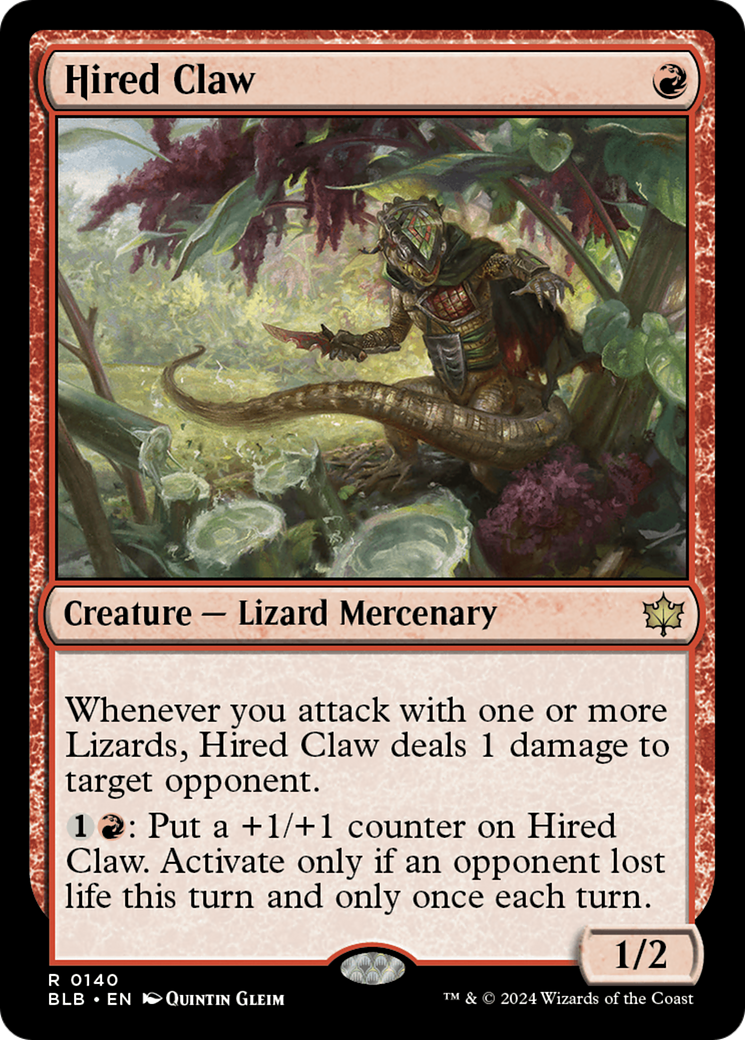 Hired Claw (BLB) #140 [EN/N] s/o