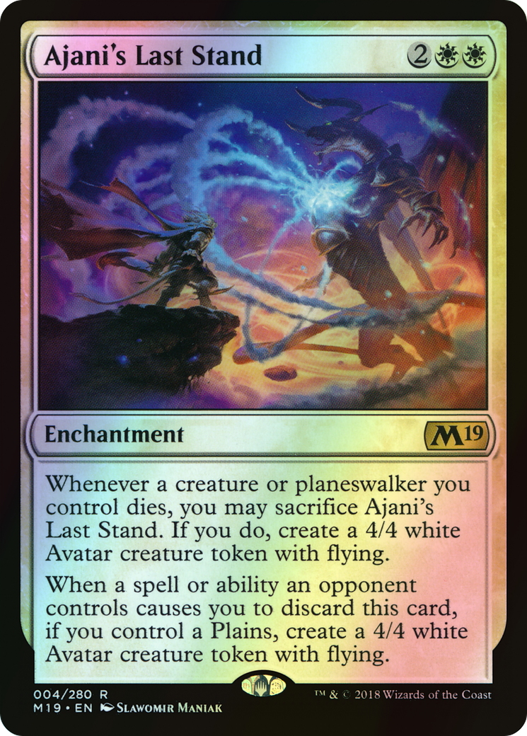 Ajani's Last Stand (M19) #4 [EN/F]