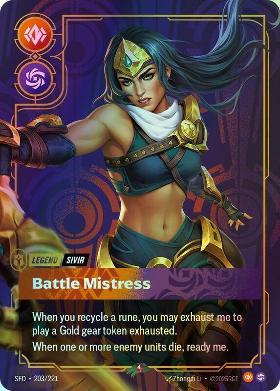 Sivir - Battle Mistress (SFD) #203 [EN/F] s/o