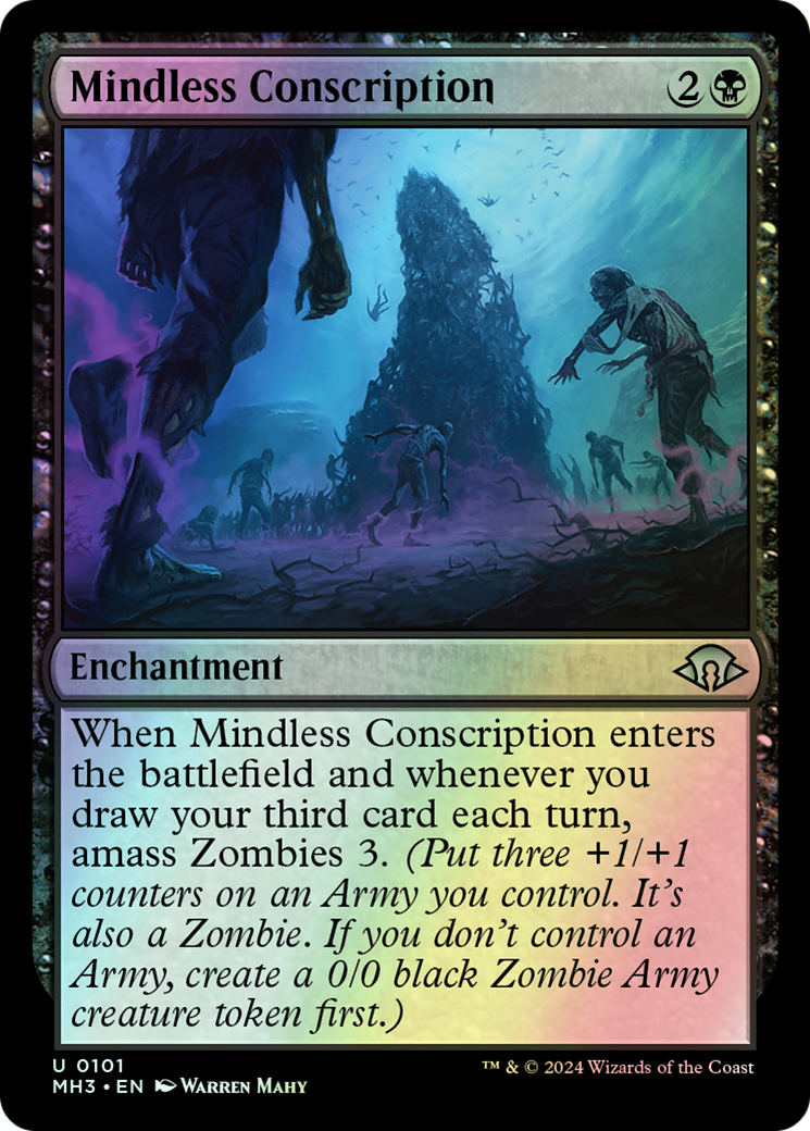 Mindless Conscription (MH3) #101 [EN/F]
