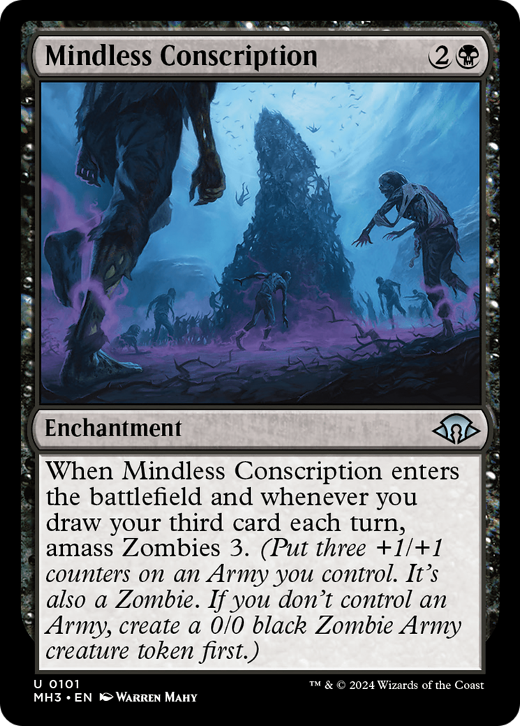 Mindless Conscription (MH3) #101 [EN/N] s/o