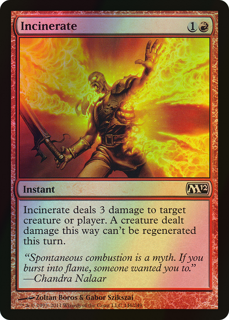 Incinerate (M12) #146 [EN/F]