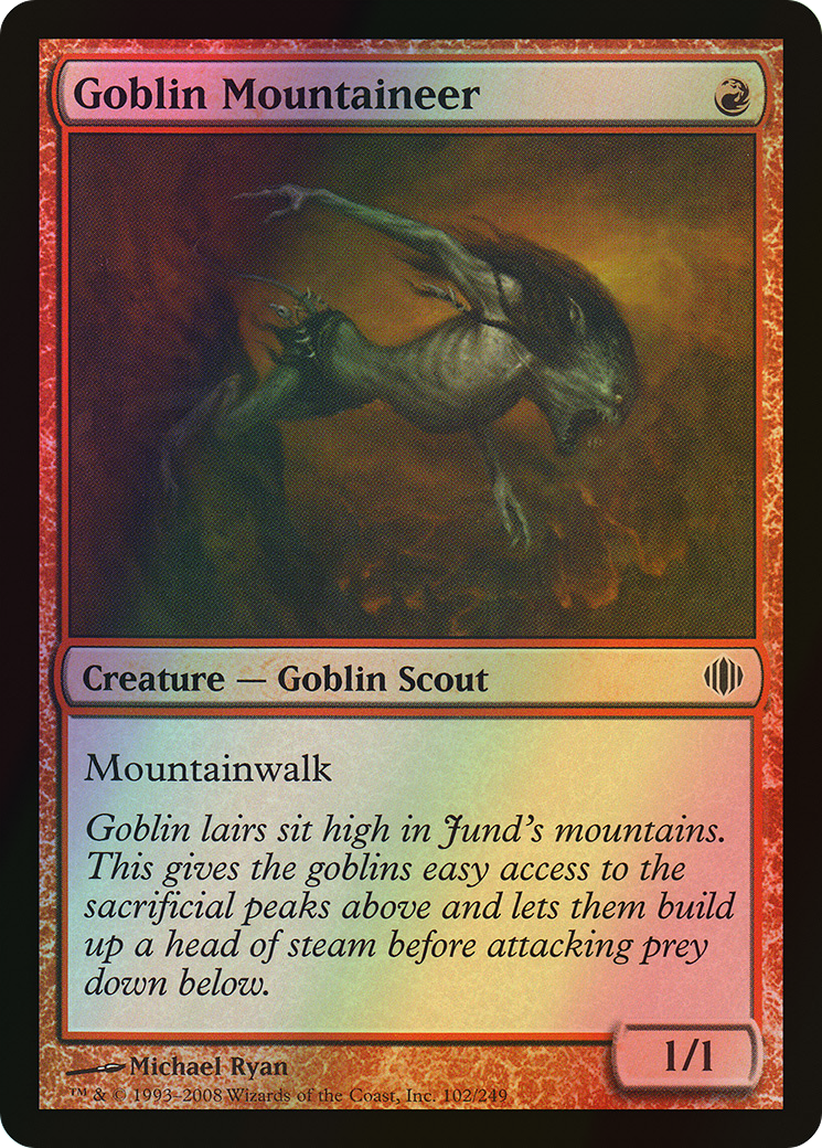 Goblin Mountaineer (ALA) #102 [EN/F]