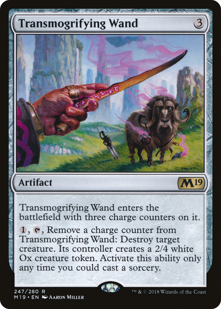 Transmogrifying Wand (M19) #247 [EN/N] s/o