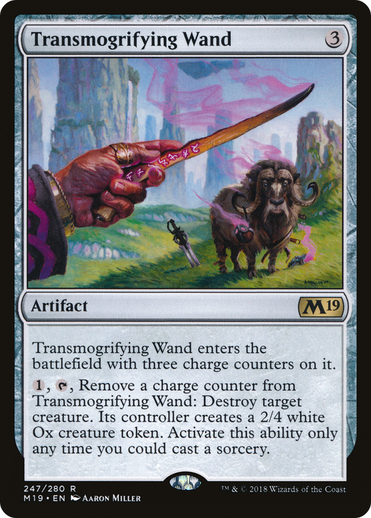 Transmogrifying Wand (M19) #247 [EN/N] s/o