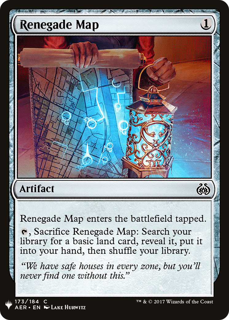 Renegade Map (PLST) #AER-173 [EN/N]