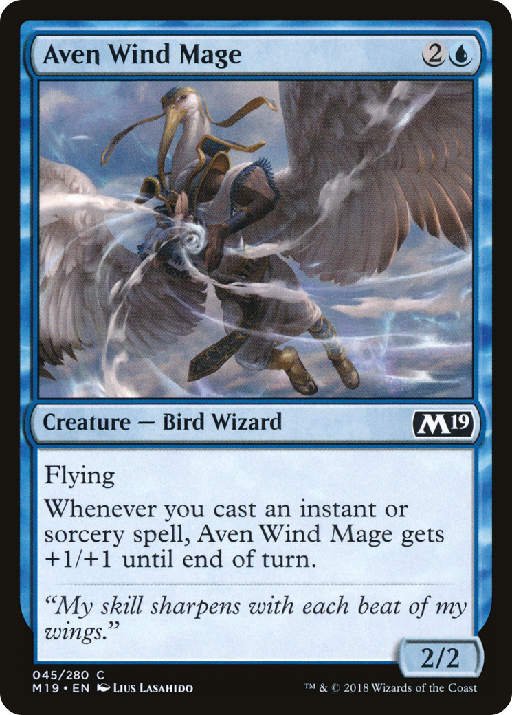 Aven Wind Mage (M19) #45 [EN/N]