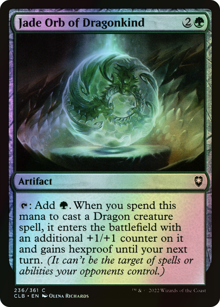 Jade Orb of Dragonkind (CLB) #236 [EN/F]