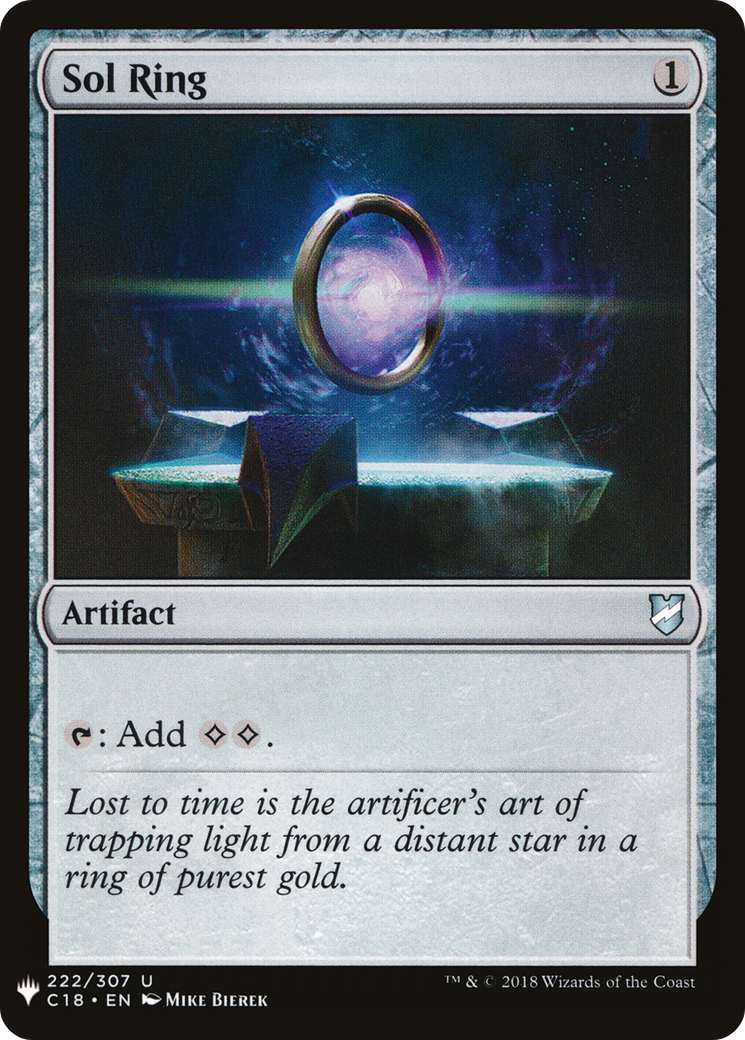Sol Ring (PLST) #C18-222 [EN/N]