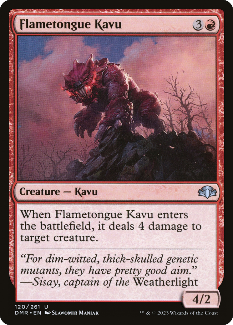 Flametongue Kavu (DMR) #120 [EN/N]