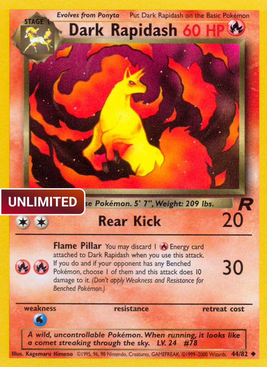 Dark Rapidash (TR) #44 [EN/U]