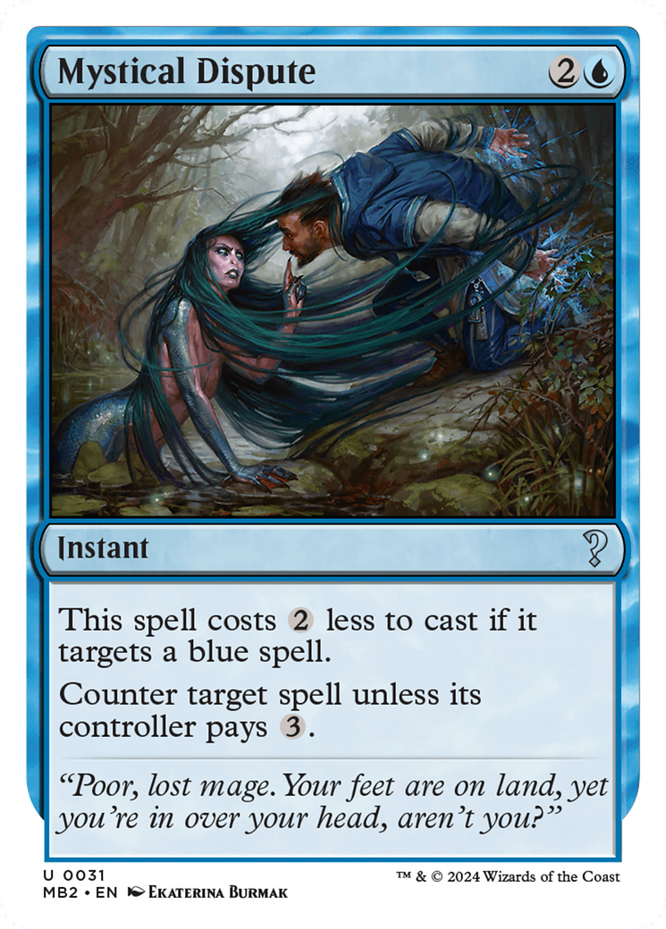 Mystical Dispute (MB2) #31 [EN/N]