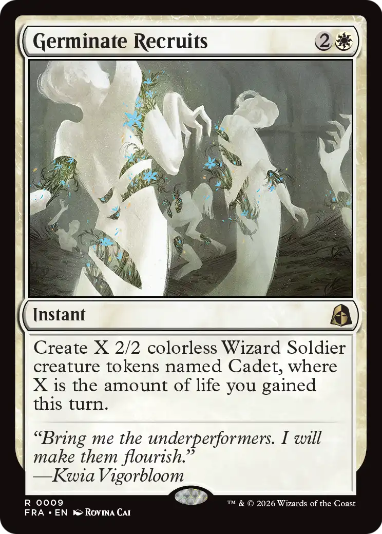 Germinate Recruits (FRA) #9 [EN/N]