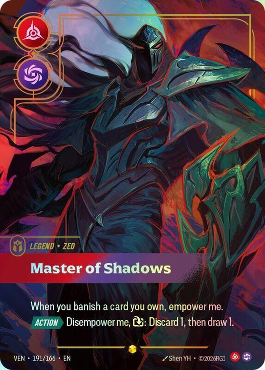 Zed, Master of Shadows (Overnumbered) (VEN) #191 [EN/F]